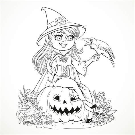 Sorciere Dessin Beau Collection Beau Dessin Halloween Deja Colorier