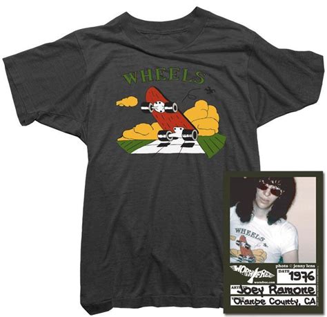 Joey Ramone Wheels Tee Joey Ramone Shirts Tees