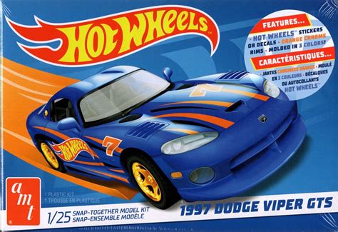 AMT Hot Wheels 1997 Dodge Viper GTS Snap It Spotlight Hobbies