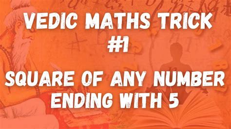 Vedic Maths Tricks Vedic Maths Sutras Vedic Mathematics Trick 1 Square Of Any Number