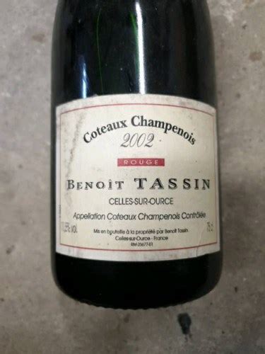 Benoit Tassin Coteaux Champenois Rouge Vivino Brasil