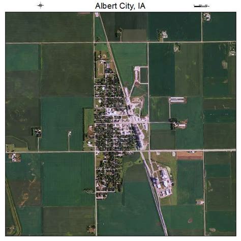 Aerial Photography Map of Albert City, IA Iowa