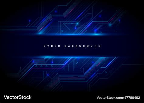 Tech background green Royalty Free Vector Image