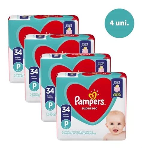 Pañales Pampers Supersec Sin Género P Mercadolibre