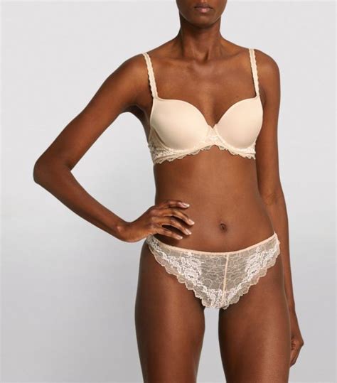 Womens Wacoal Nude Lace Perfection Contour Bra Harrods UK