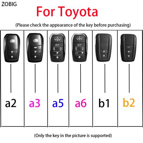 Zobig Abs For Toyota Key Fob Cover Key Fob Case For Toyota Chr Camry