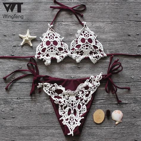 Thong Brazilian Bikini Solid Swimwear Female Push Up Bikini Set