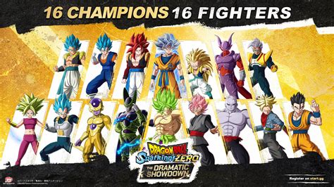 Dragon Ball étincelle ZERO annonce le tournoi Dramatic Showdown