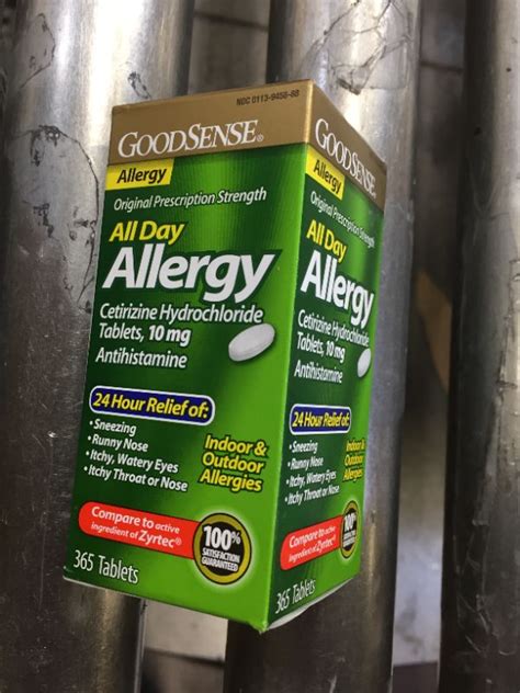 Goodsense All Day Allergy Cetirizine Hcl Tablets 10 Mg 365 Ct Expires