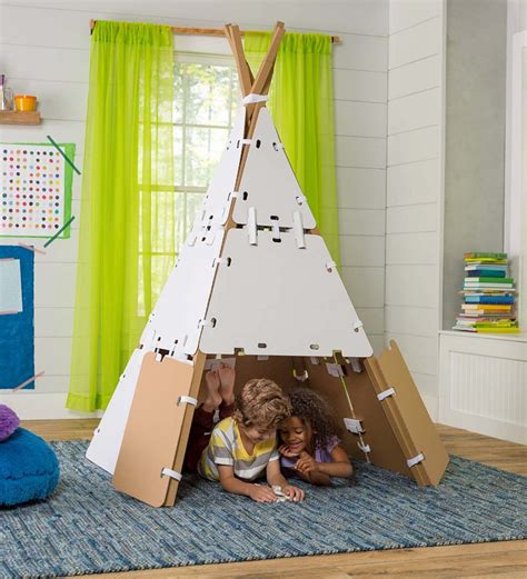 Target Is Selling A Teepee Kit Your Kids Can Decorate and Build Kids ...