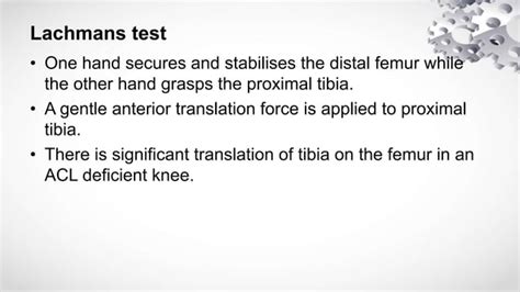 Internal Derangements Of Knee Pptx In Orthopaedics PPT