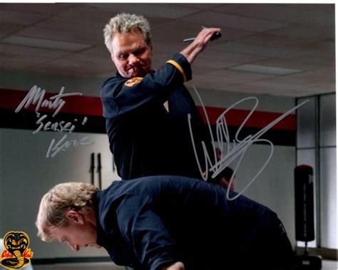 Martin Kove And William Zabka Signed Autographed 8x10 Cobra Etsy