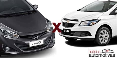 Comparativo Chevrolet Onix Vs Hyundai Hb Not Cias E Novidades