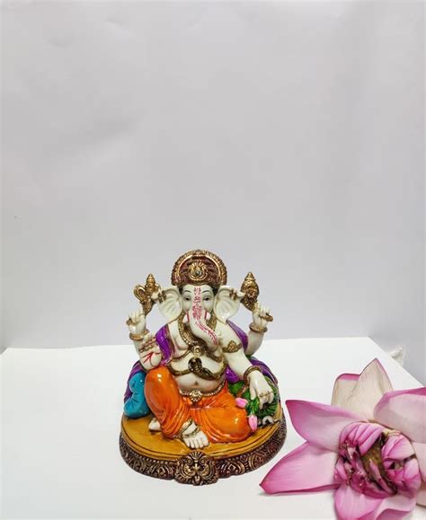 Buy PRATIMA Polyresin Ganesh Idol Vinayaka Statue Ganpati Murti Ganesha