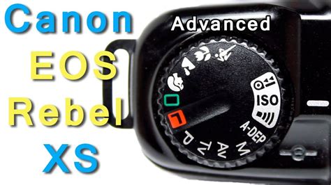 How To Use Advanced Functions Canon EOS Rebel X S SLR Film Camera EOS