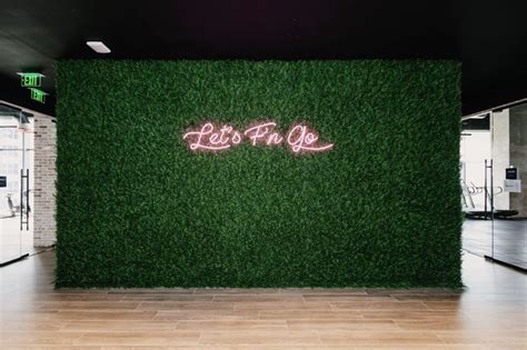 Greenwall Diy Accent Wall Neon Signs Flower Wall Backdrop