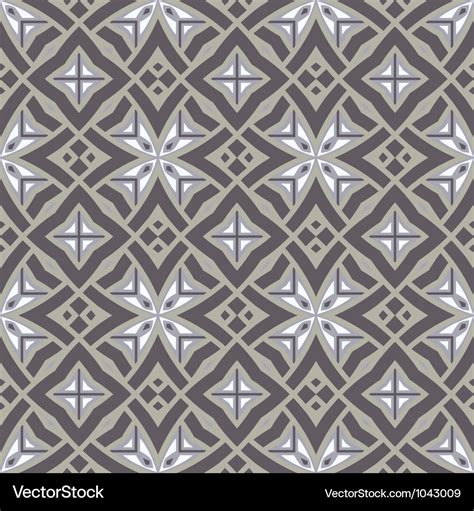 Ethnic Modern Geometric Seamless Pattern Ornament Vector Image