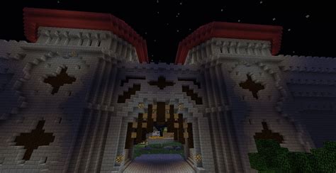 Obscenely Large Castle Gate Wall Gate Minecraft Map