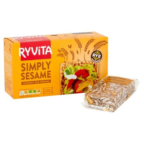 Ryvita Sesame Crisp Bread 250G 2 Britannia Lk