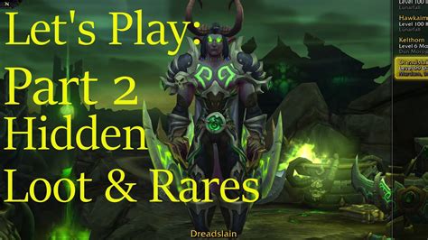 Lets Play Wow Demon Hunter Starting Area Part 2 Hidden Loot And Rares Youtube