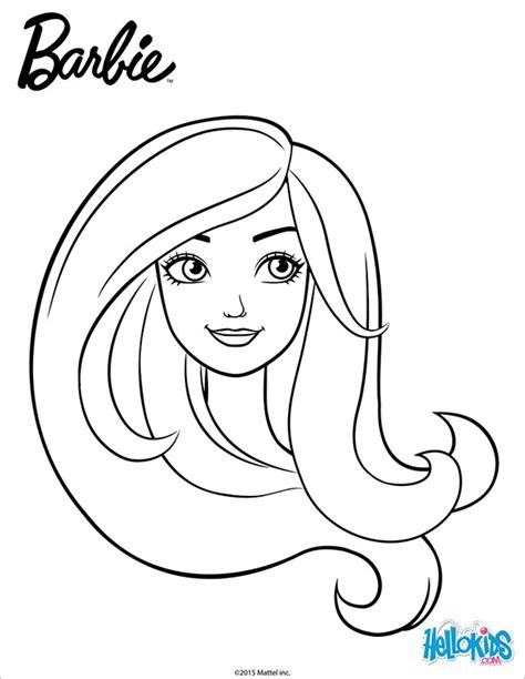 Barbie Outline To Color