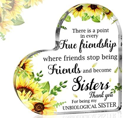 Amazon Roowest Friendship Gifts For Women Friends Bestie Sunflower