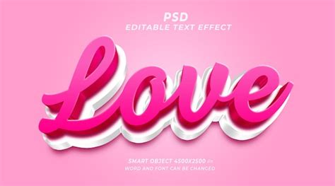 Premium PSD | Pink background with the word love on it