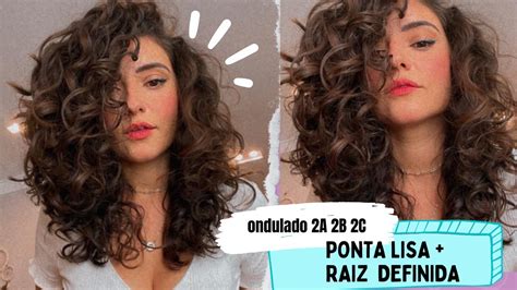 Finaliza O Cabelo Ondulado Raiz Mais Definida Disfar Ando As Pontas