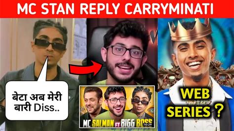 Mc Stan Reply On Carryminati Roast 😡 Mc Stan Web Series Song