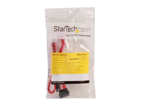 StarTech SLSATAF36 Slimline SATA Female To SATA With LP4 Power