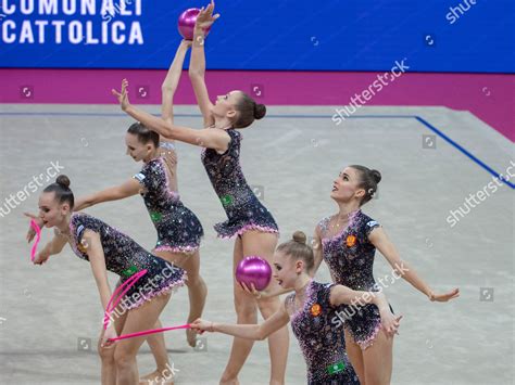 Russia Team Group Rus Fig Rhythmic Editorial Stock Photo - Stock Image ...