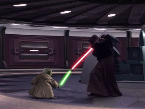 Yoda Fighting Palpatine Blank Template - Imgflip