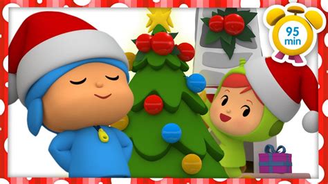 🎄 Pocoyo In English 1 2 3 Light The Christmas Tree 95 Min Full Episodes Videos