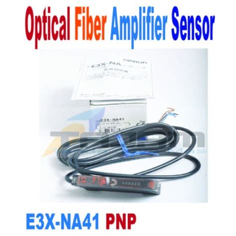 Jual E3X NA41 PNP Omron Optical Fiber Amplifier Sensor Photoelectric