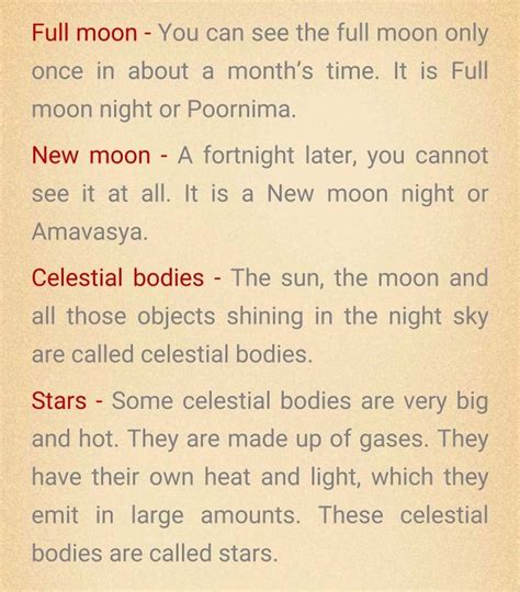 What is the_meaning of Full moon, New moon, Celestial body and Stars ...