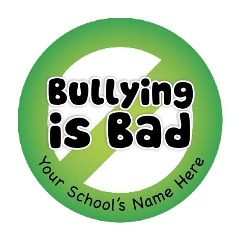 Against Bullying Stickers for Schools and teachers