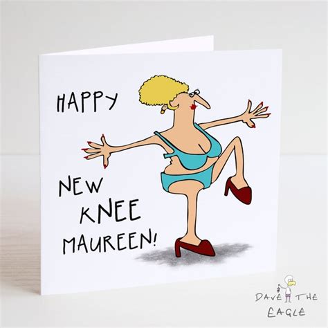 Knee Operation Greeting Cards Etsy UK