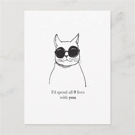 Valentines Day Card With Cat Pun Zazzle Cat Puns Valentines Day