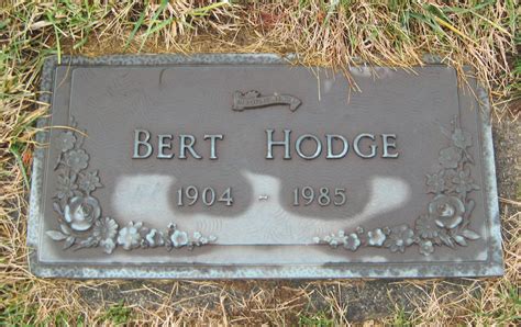 Albert Bert Hodge 1904 1985 Memorial Find A Grave