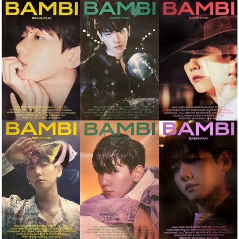 Jual Baekhyun Rolled Poster Album City Lights Delight Bambi