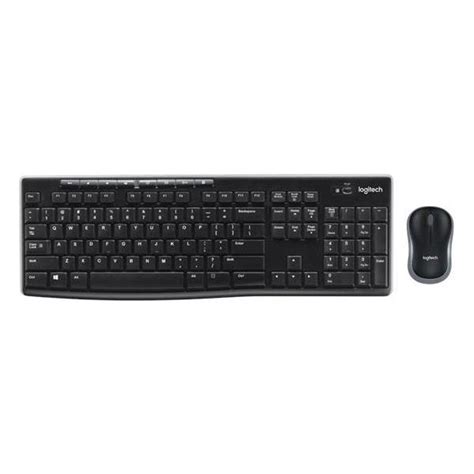 Tipkovnica Miš Logitech Mk270 Wireless Desktop Bežična Crna Usb