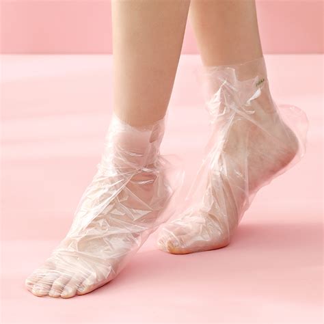 Custom Pe Clear Foot Covers For Foot Beauty China Disposable Plastic