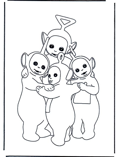 Teletubbies Colouring In Pages Coloring Home