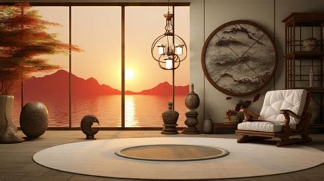 Premium Photo Applying Feng Shui For Harmony In Design