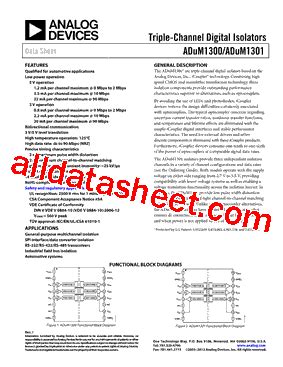 Adum Arwz Rl Datasheet Pdf Analog Devices