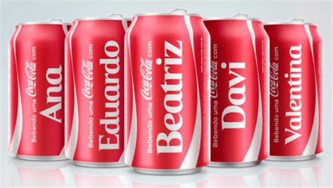 Nomes Voltam S Embalagens De Coca Cola Em Nova Campanha Embalagemmarca