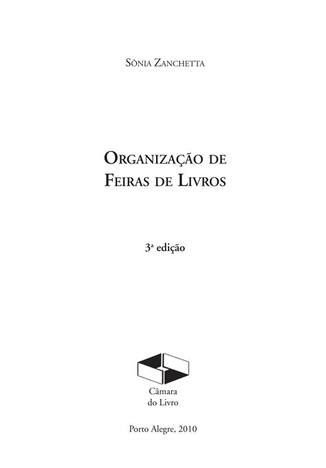 Como Organizar Feiras De Livros PDF