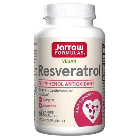 Resveratrol Jarrow Formulas Mg Capsule Vegetale S Farmacia