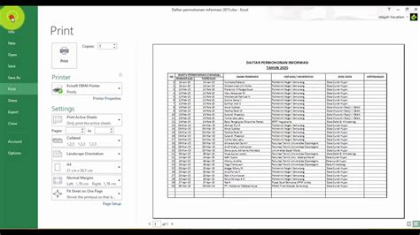 Cara Save As Excel Ke Pdf Youtube Hot Sex Picture