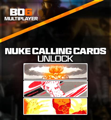 Buy Black Ops 6 (BO6) Nuke Calling Cards Unlock